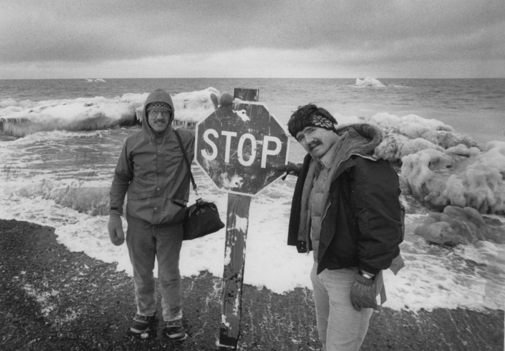 1984-10 Stan with Eric Muehling, Pt. Barrow.2